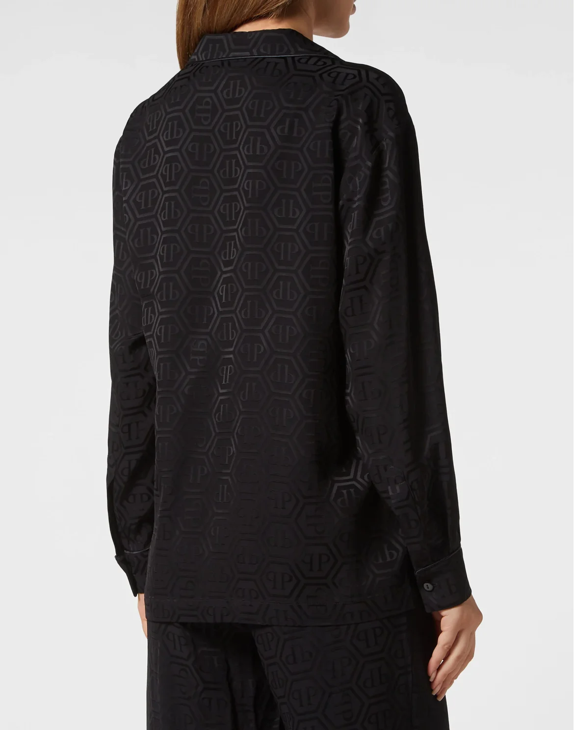 Pijama Shirt Monogram, цвет: Черный