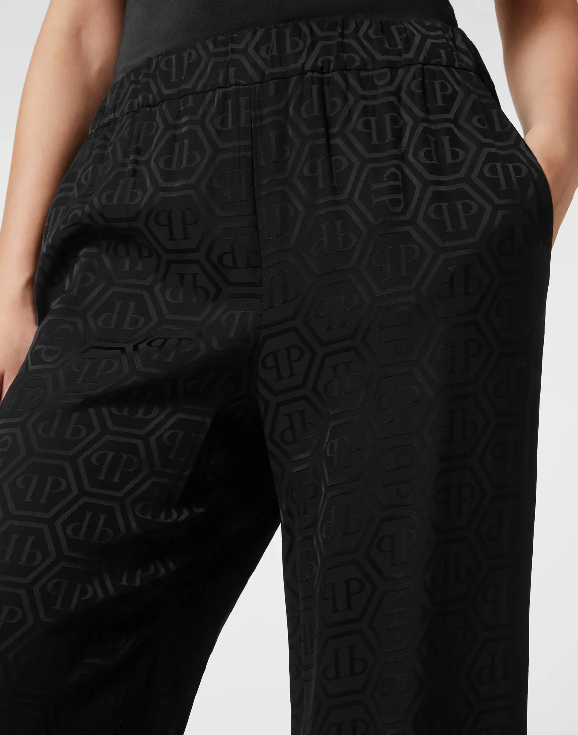Pijama Trousers Monogram, цвет: Черный