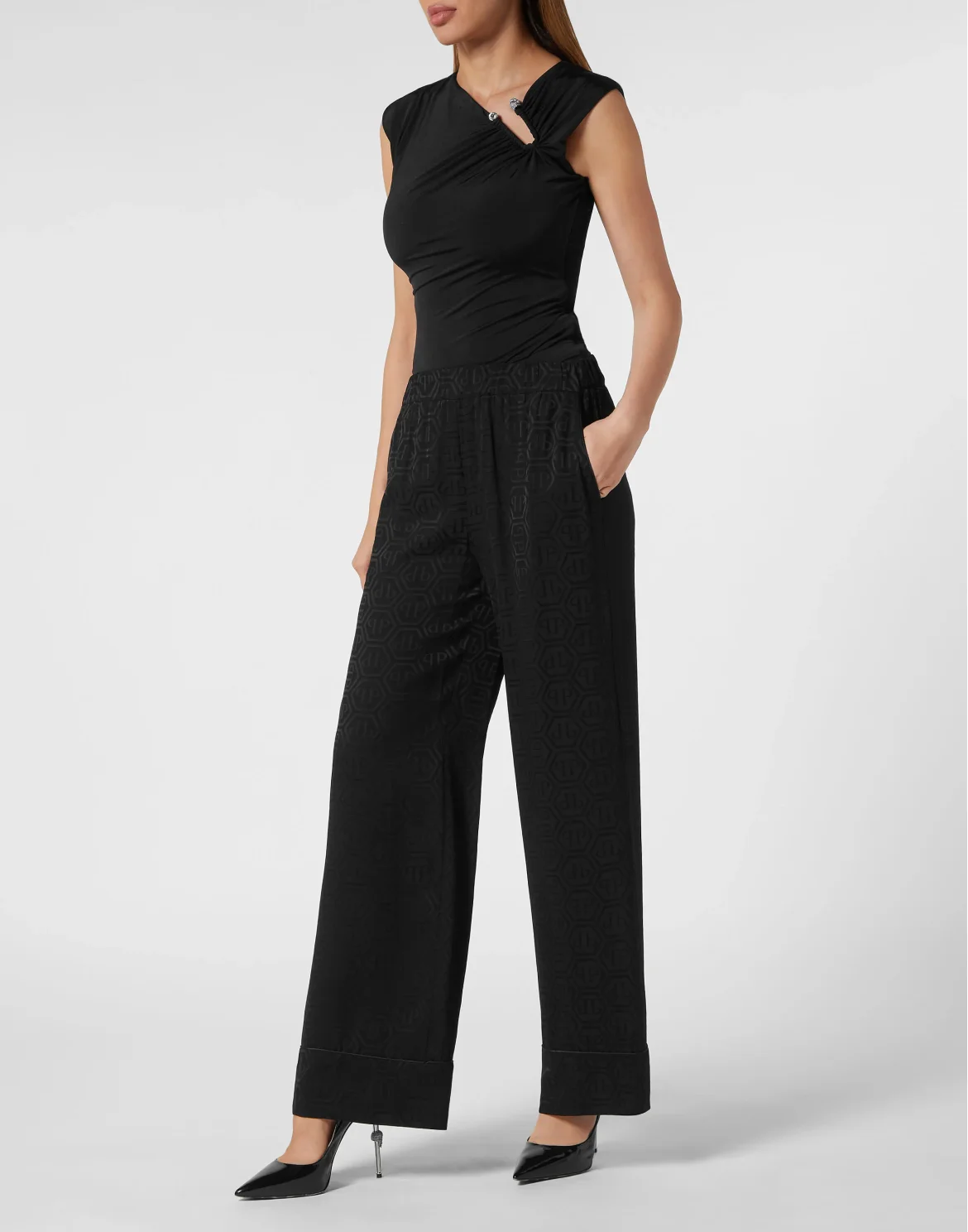 Pijama Trousers Monogram, цвет: Черный