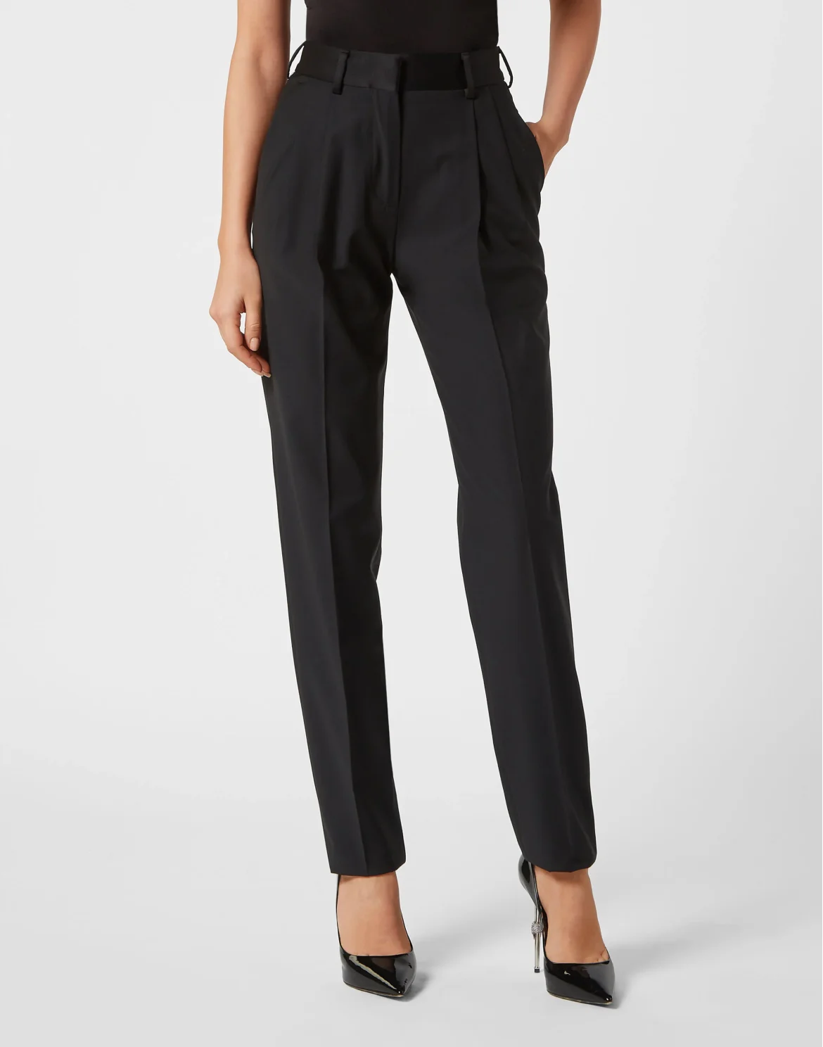 Basic Office Trousers, цвет: Черный
