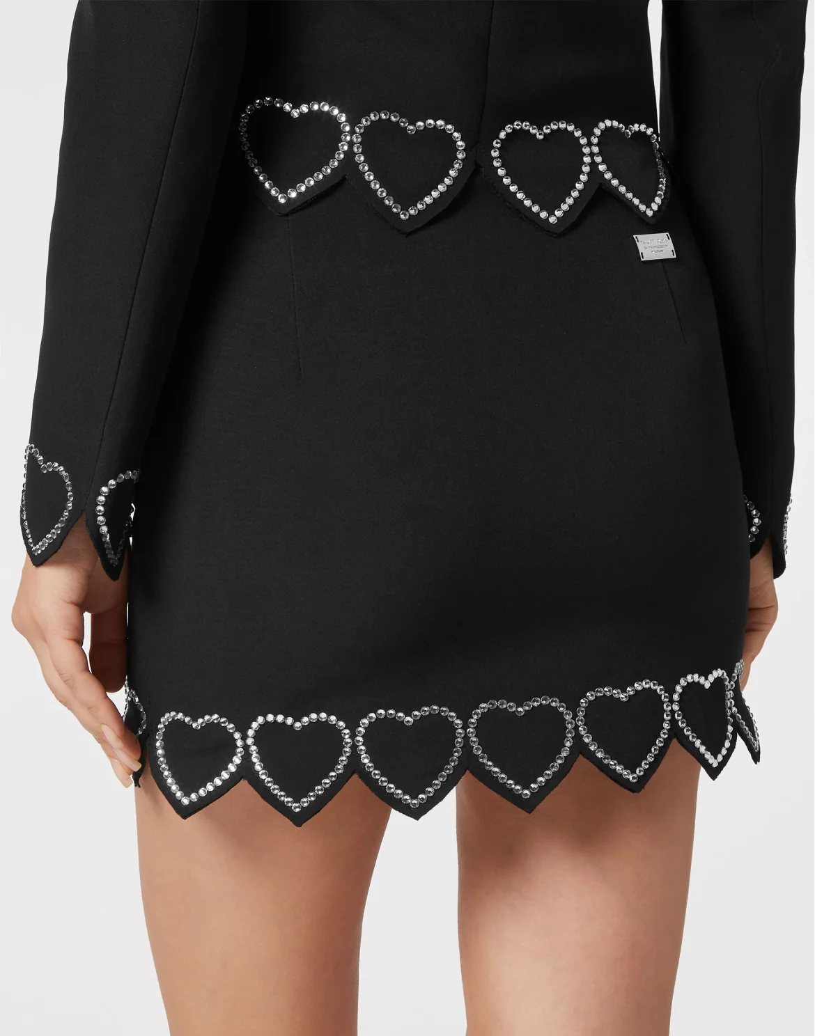 Cady Mini Skirt Heart, цвет: Черный