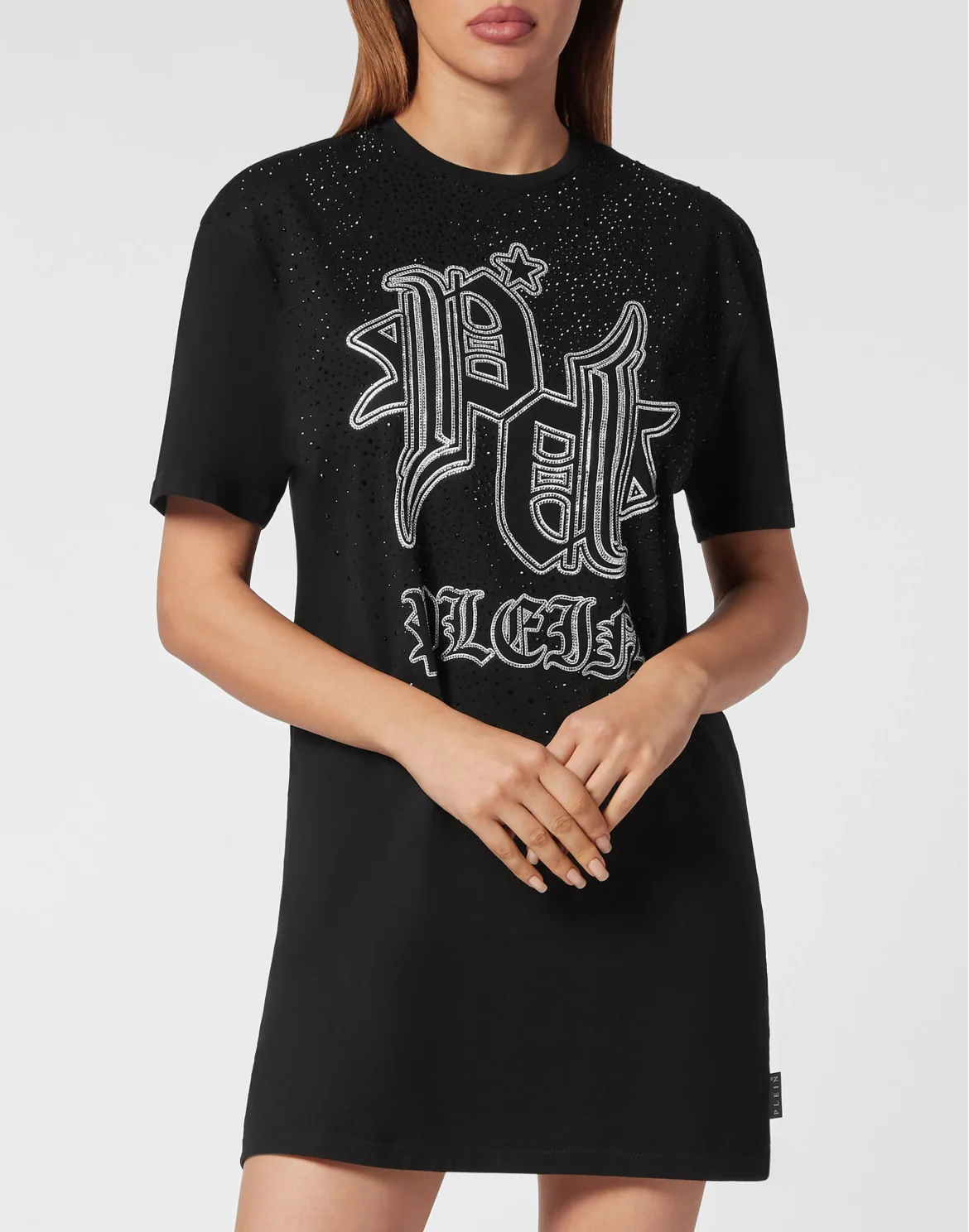 T-shirt Short Dresses, цвет: Черный