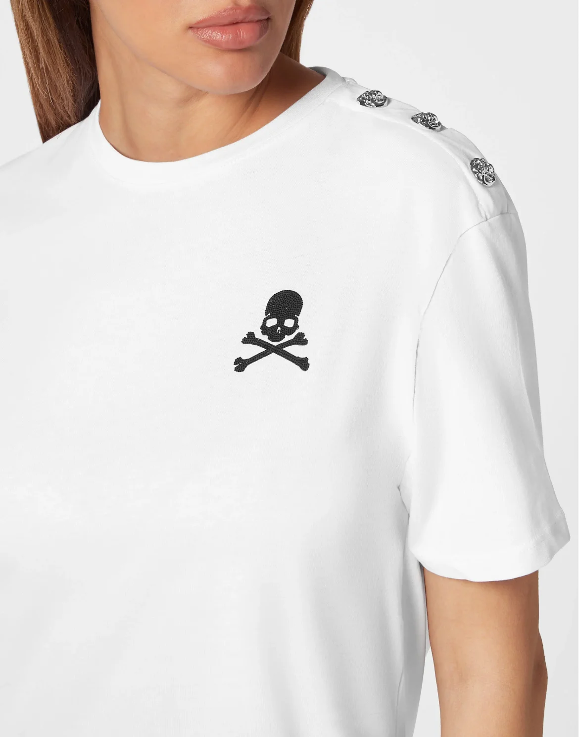 T-Shirt Man Fit Skull&Bones, цвет: Белый
