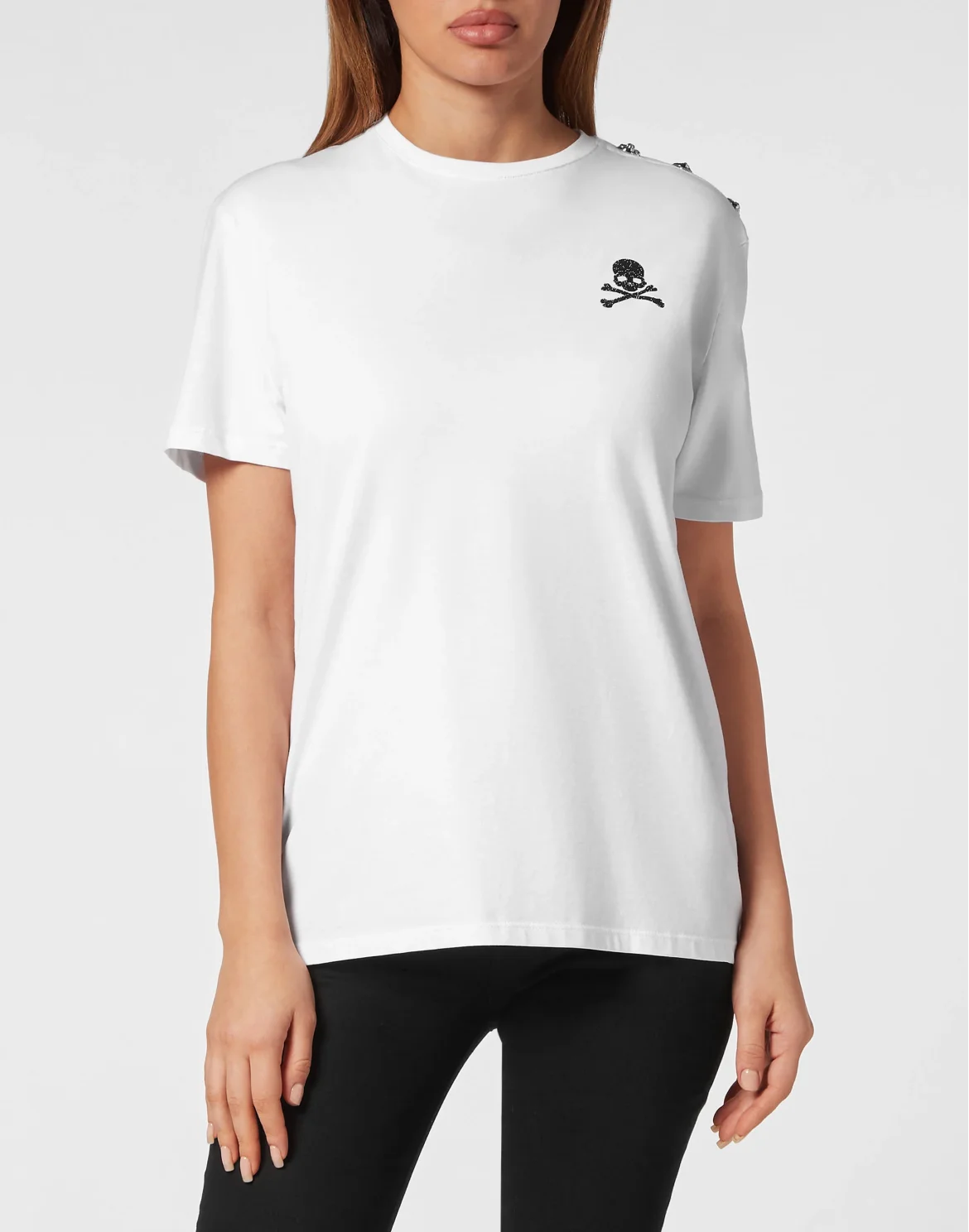 T-Shirt Man Fit Skull&Bones, цвет: Белый