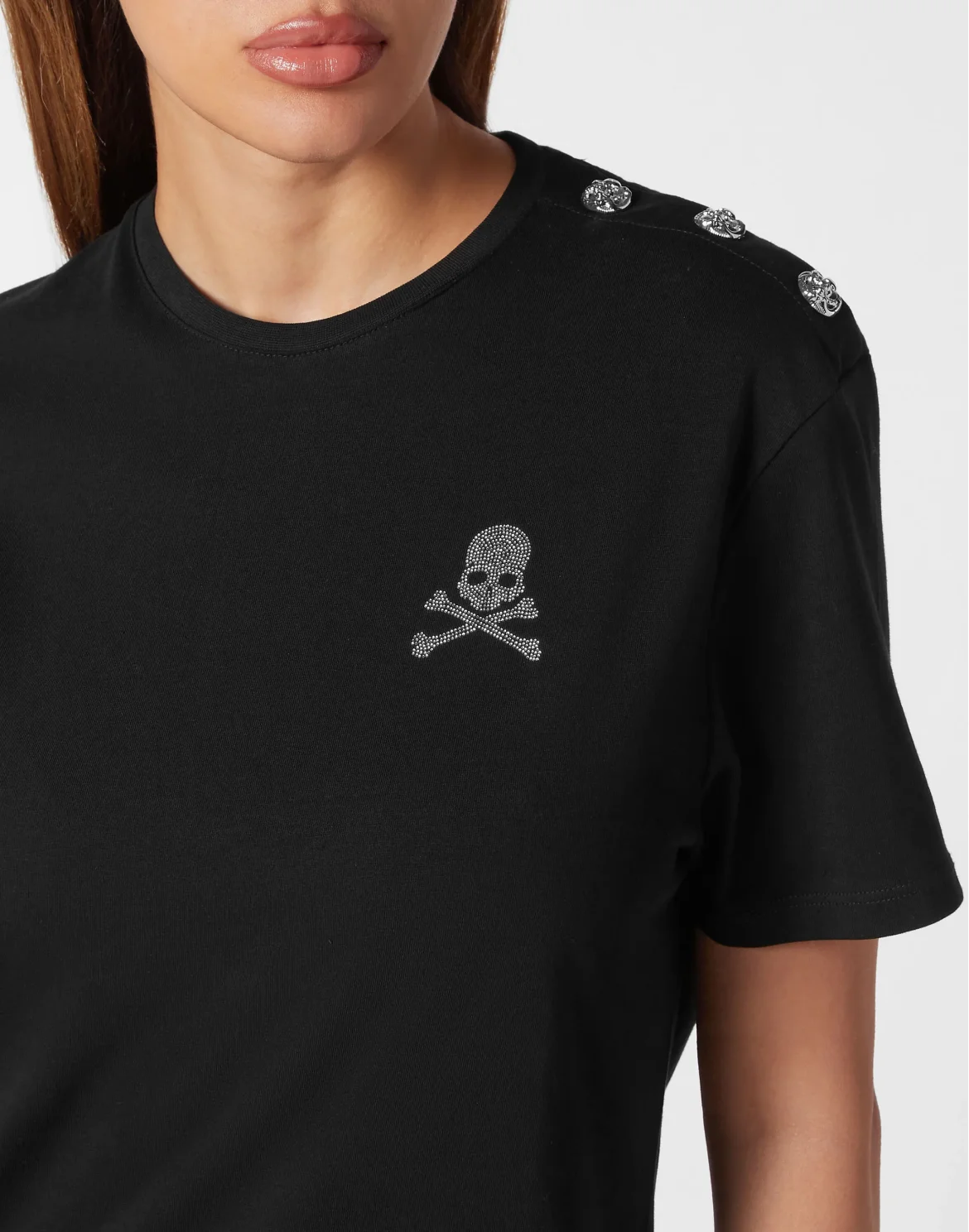T-Shirt Man Fit Skull&Bones, цвет: Черный