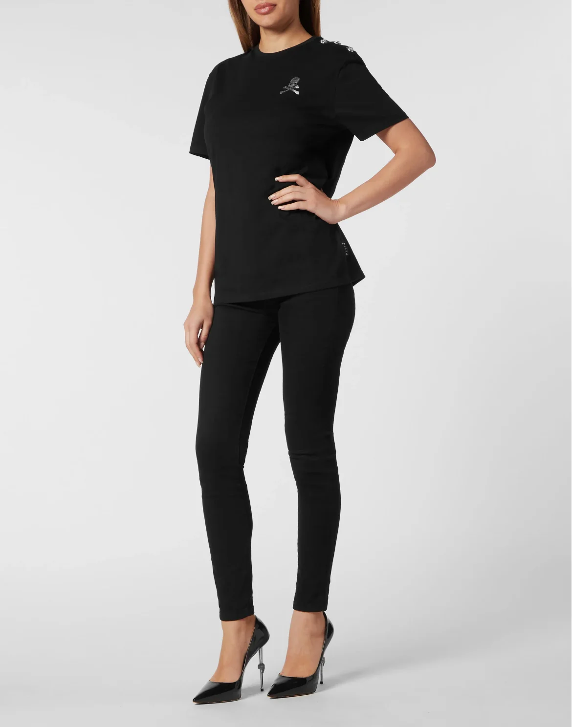 T-Shirt Man Fit Skull&Bones, цвет: Черный