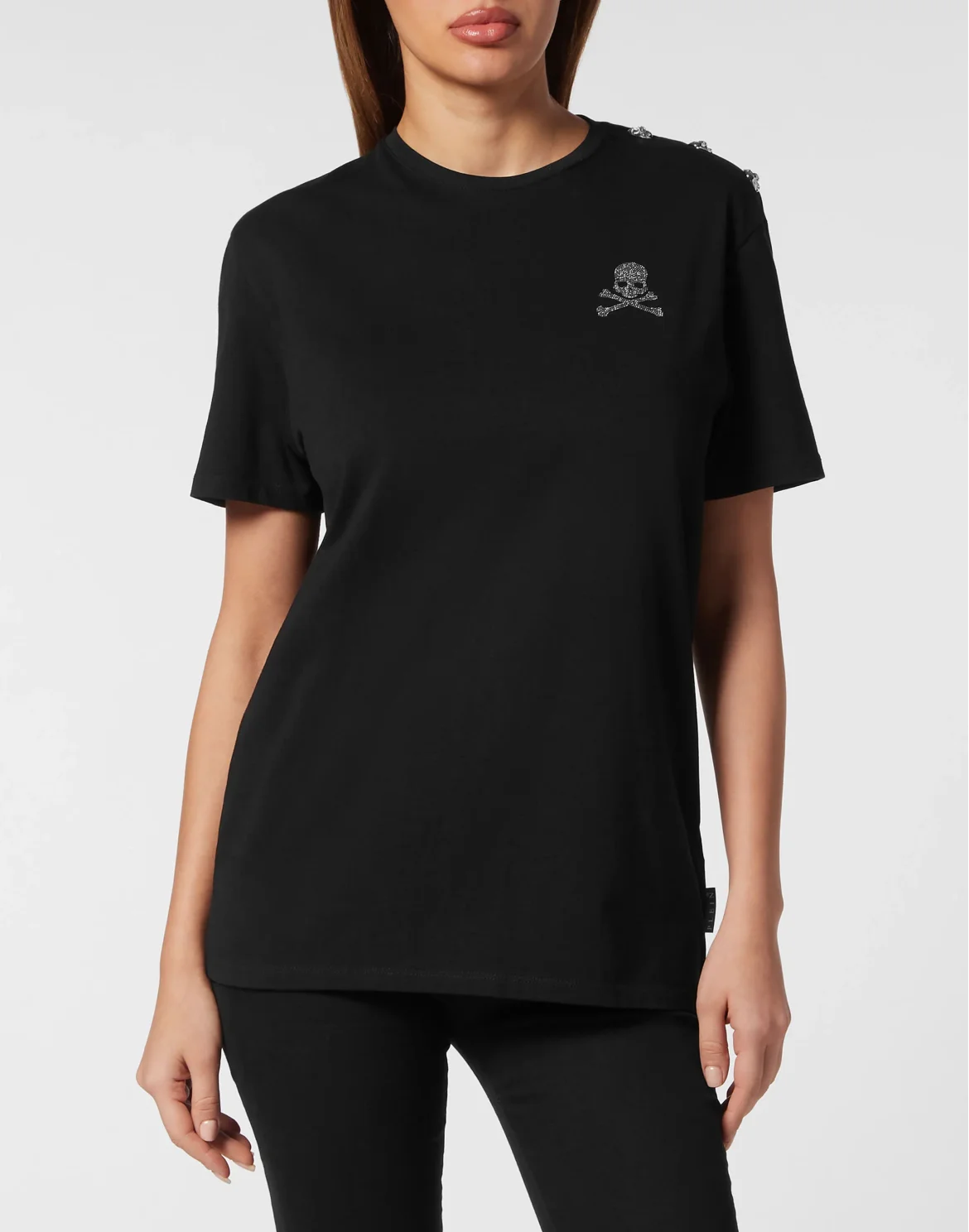 T-Shirt Man Fit Skull&Bones, цвет: Черный