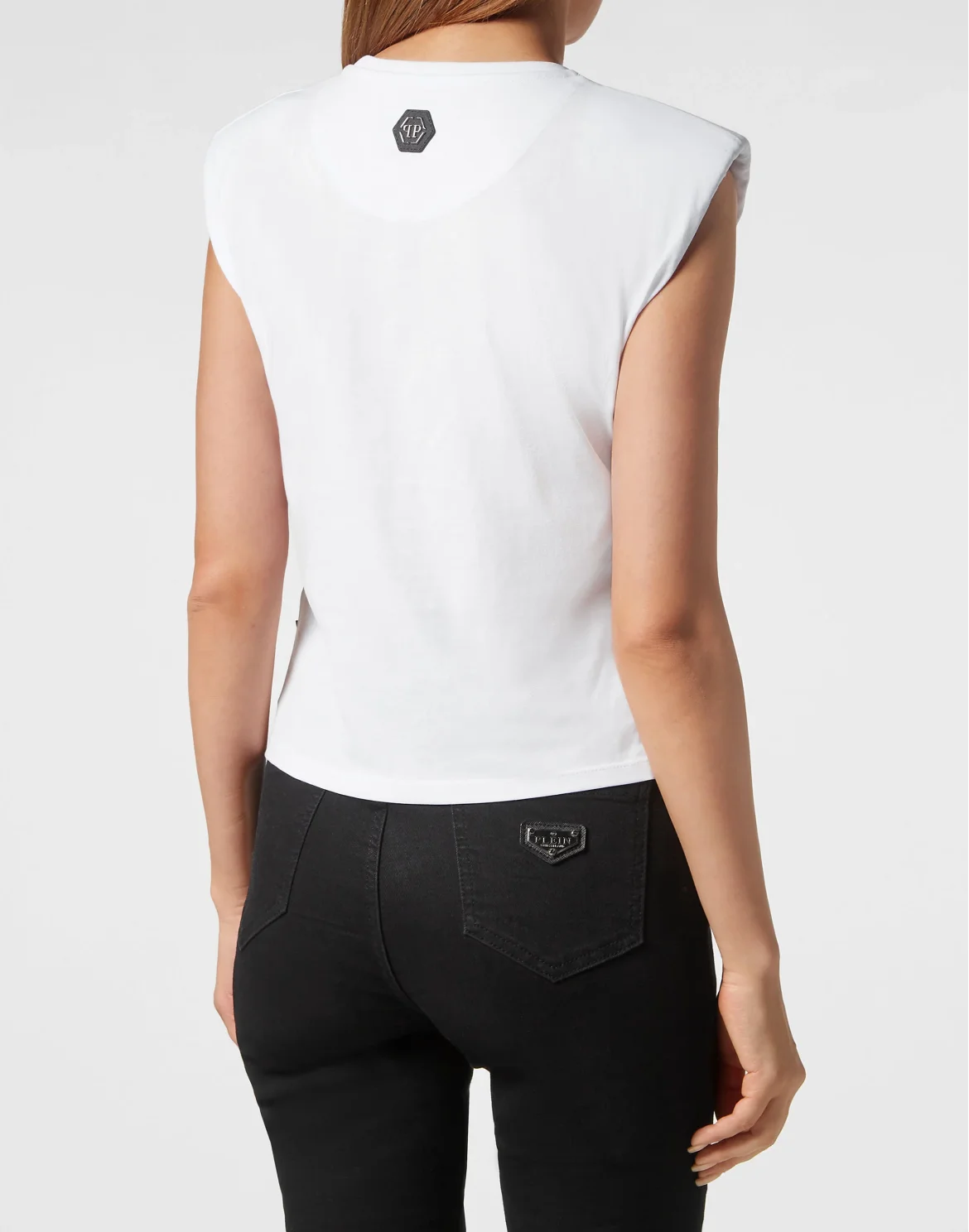 Strass Tank top Heart, цвет: Белый