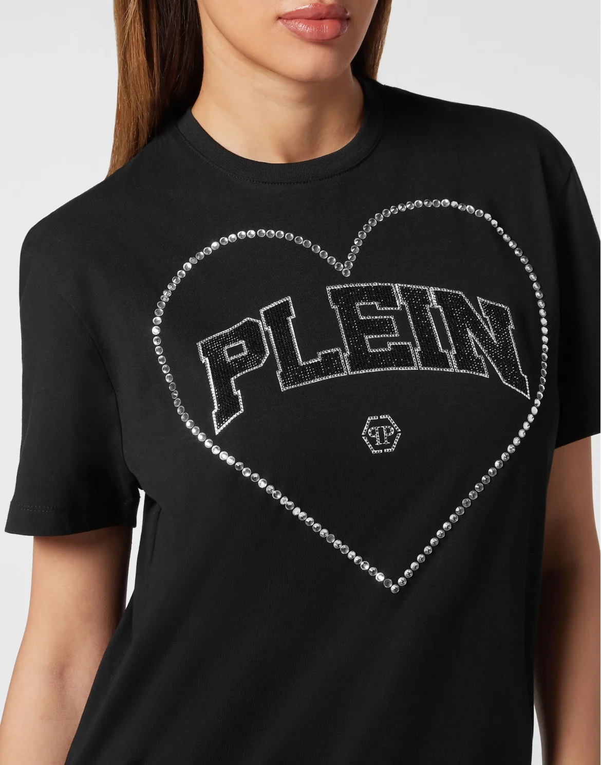 T-Shirt Man Fit Heart, цвет: Черный