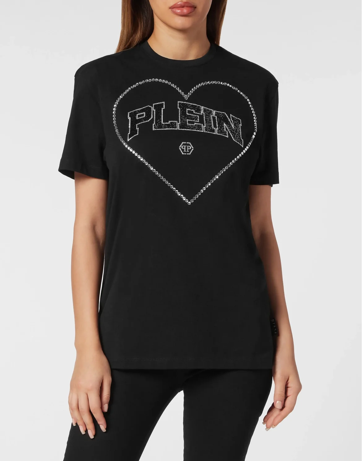 T-Shirt Man Fit Heart, цвет: Черный