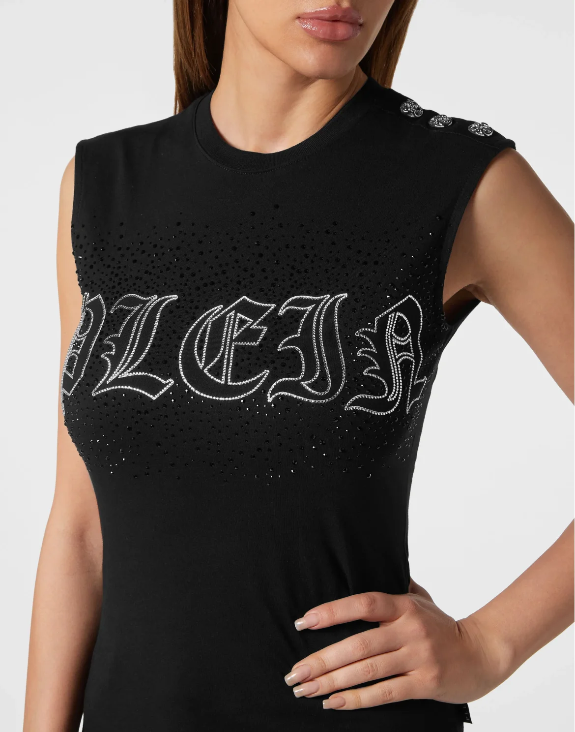 Shoulder Pads Tanktop, цвет: Черный