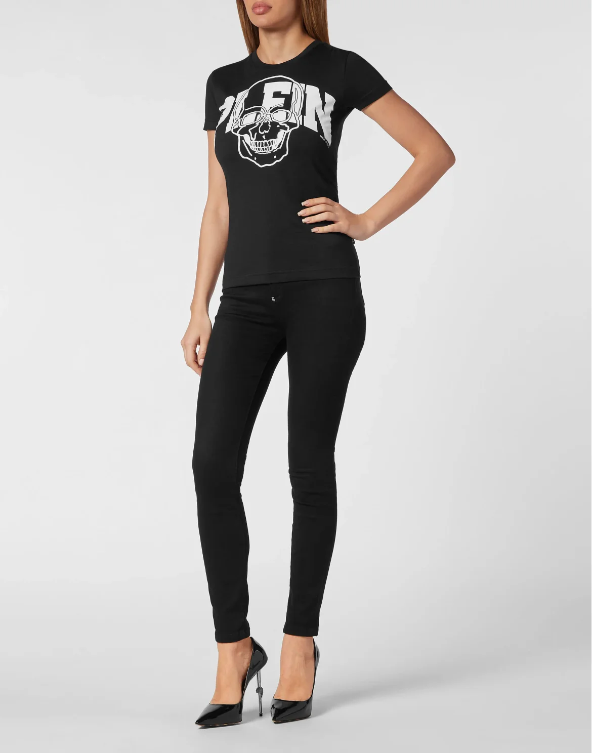 T-Shirt Sexy Pure Skull, цвет: Черный