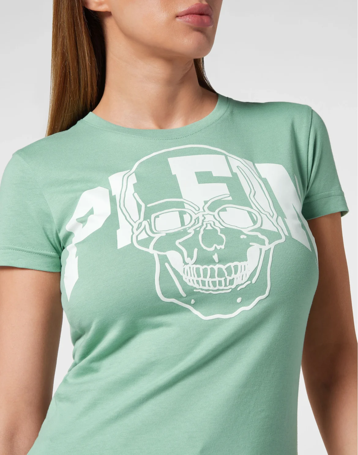 T-Shirt Sexy Pure Skull, цвет: Зеленый