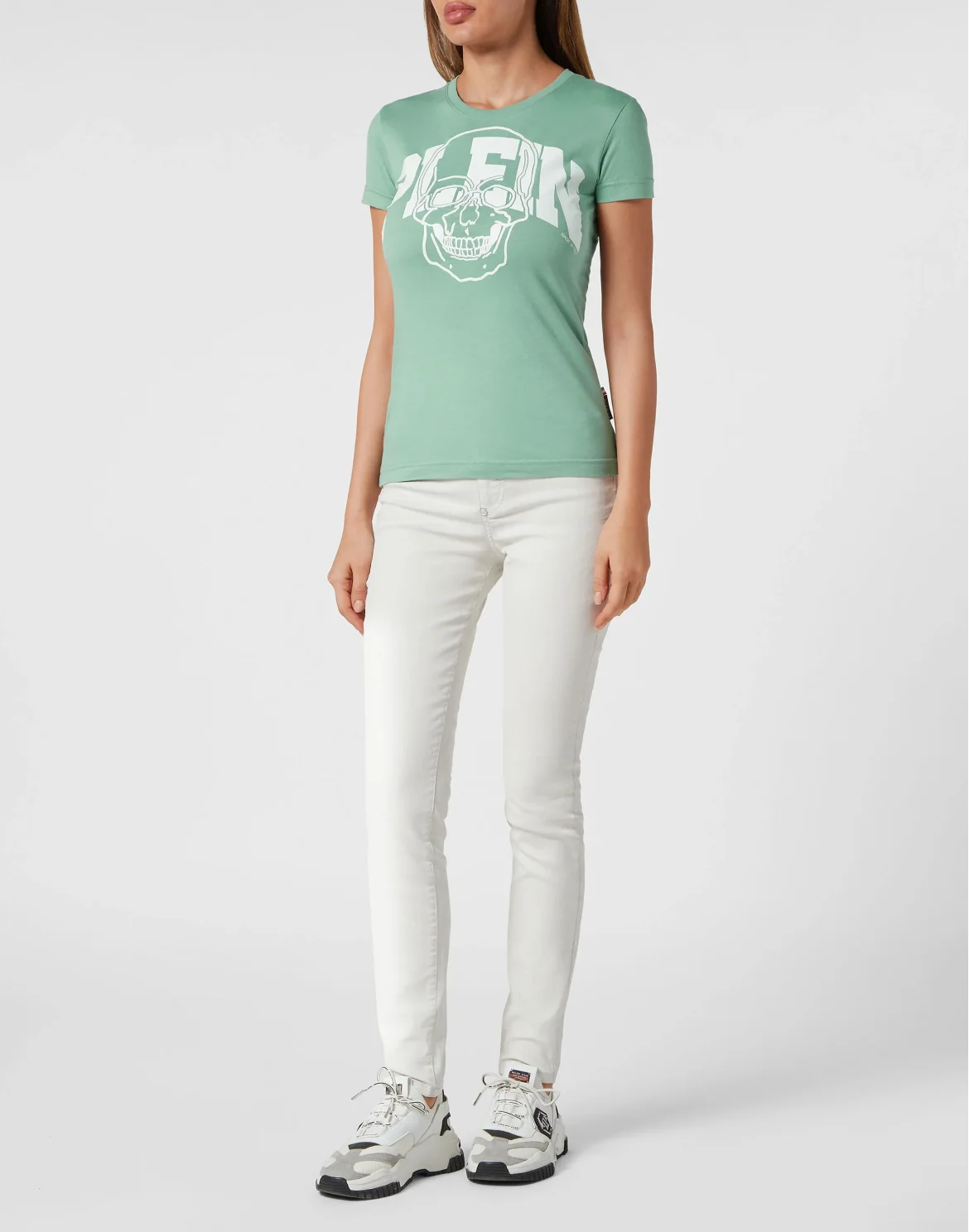 T-Shirt Sexy Pure Skull, цвет: Зеленый