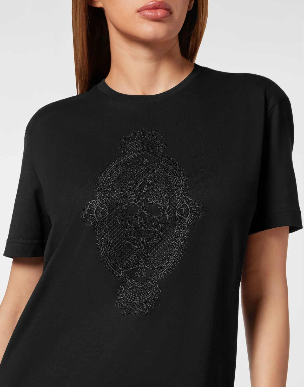 T-Shirt Regular Fit Skull, цвет: Черный