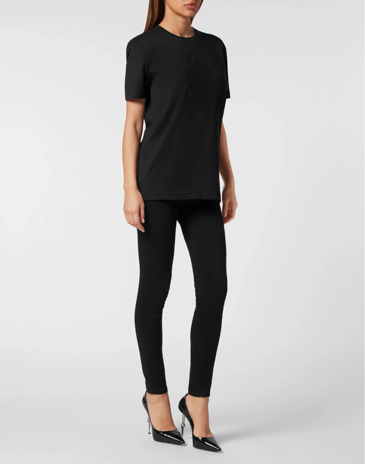 T-Shirt Regular Fit Skull, цвет: Черный