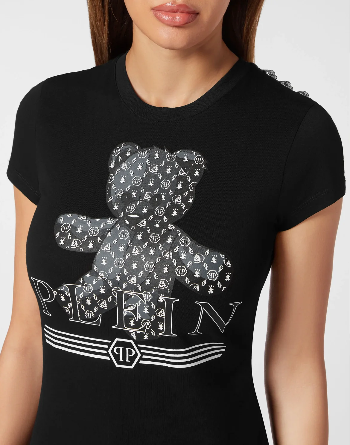 T-Shirt Sexy Pure Teddy Bear, цвет: Черный