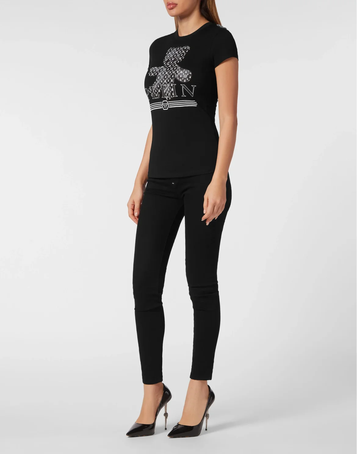 T-Shirt Sexy Pure Teddy Bear, цвет: Черный