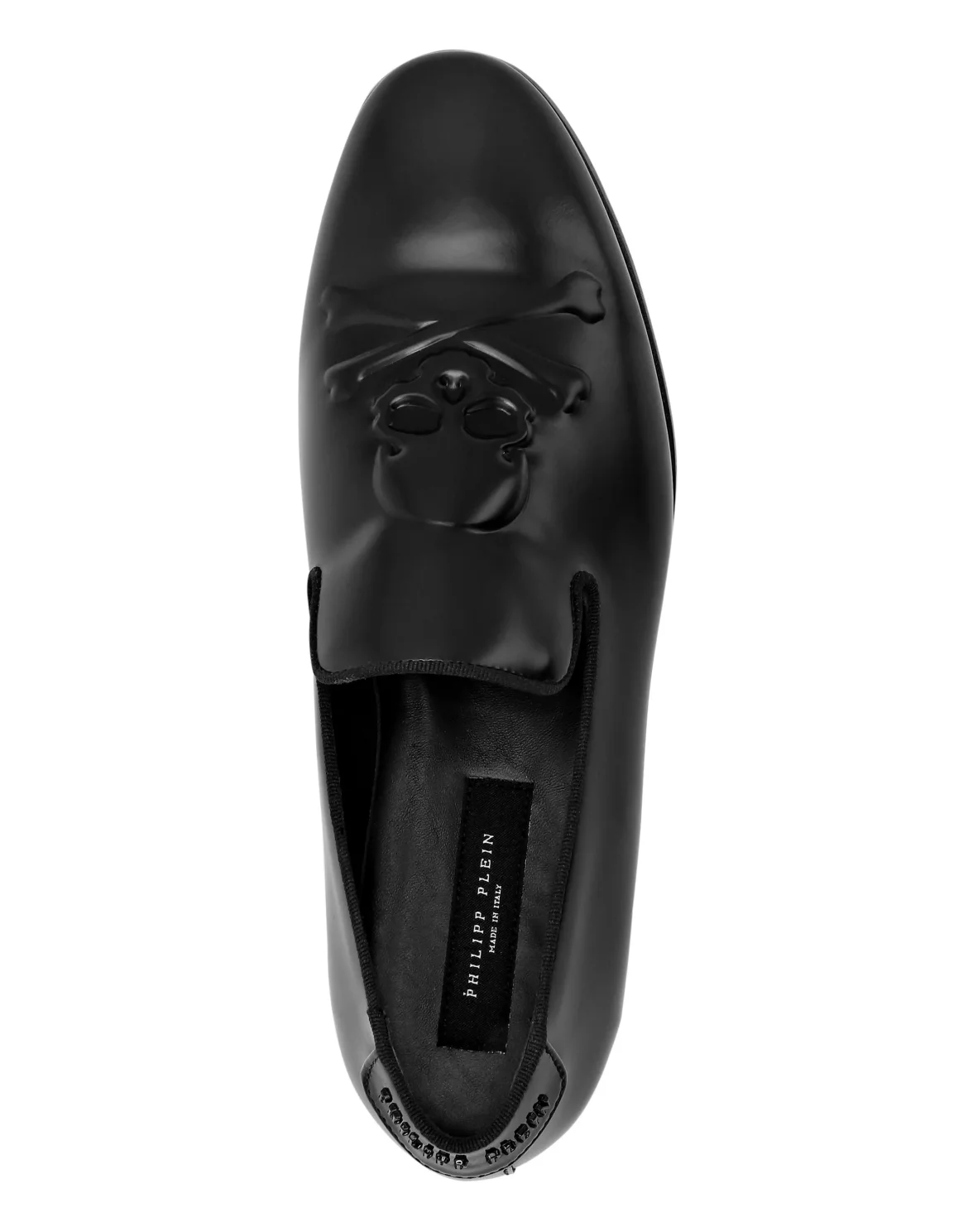 Calf Skin Leather Loafers, цвет: Черный