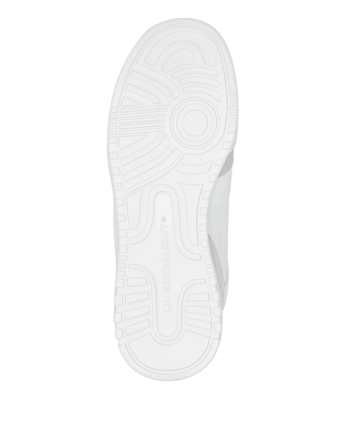 Croco Printed Leather Lo-Top Sneakers, цвет: Белый
