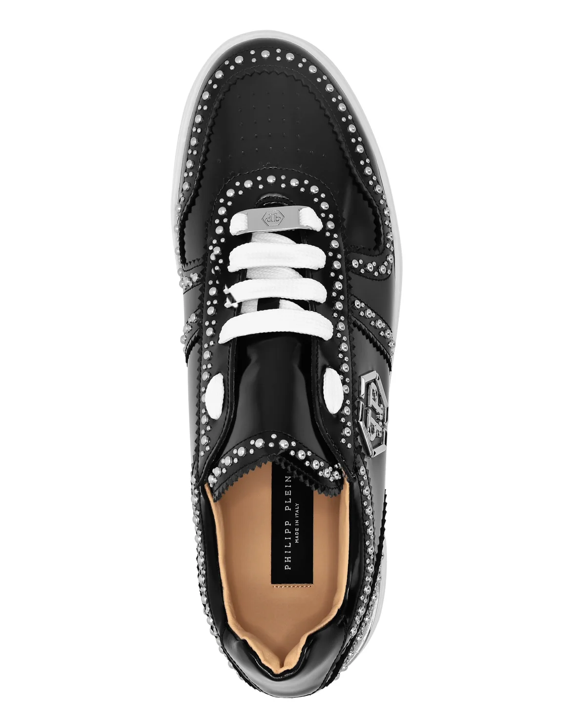 Leather Lo- Top Sneakers, цвет: Черный