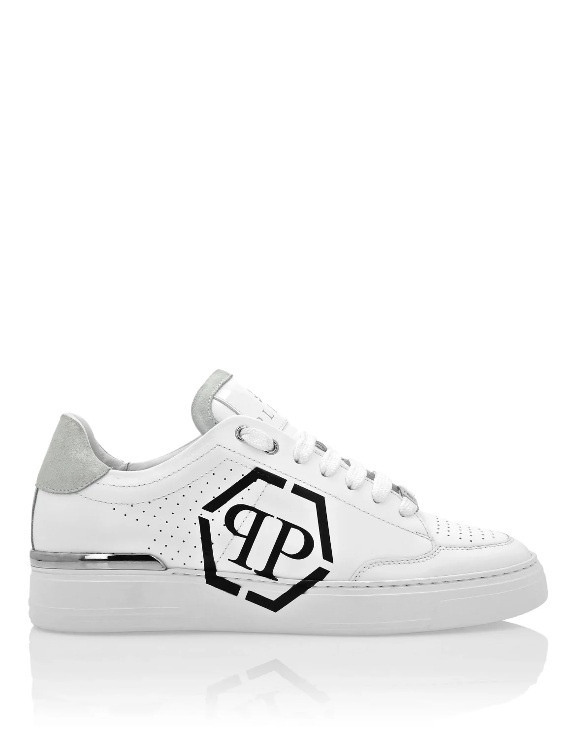 Lo-Top Leather Sneakers Hexagon, цвет: Белый