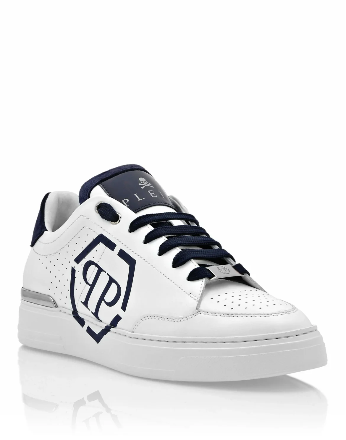 Lo-Top Leather Sneakers Hexagon, цвет: Белый