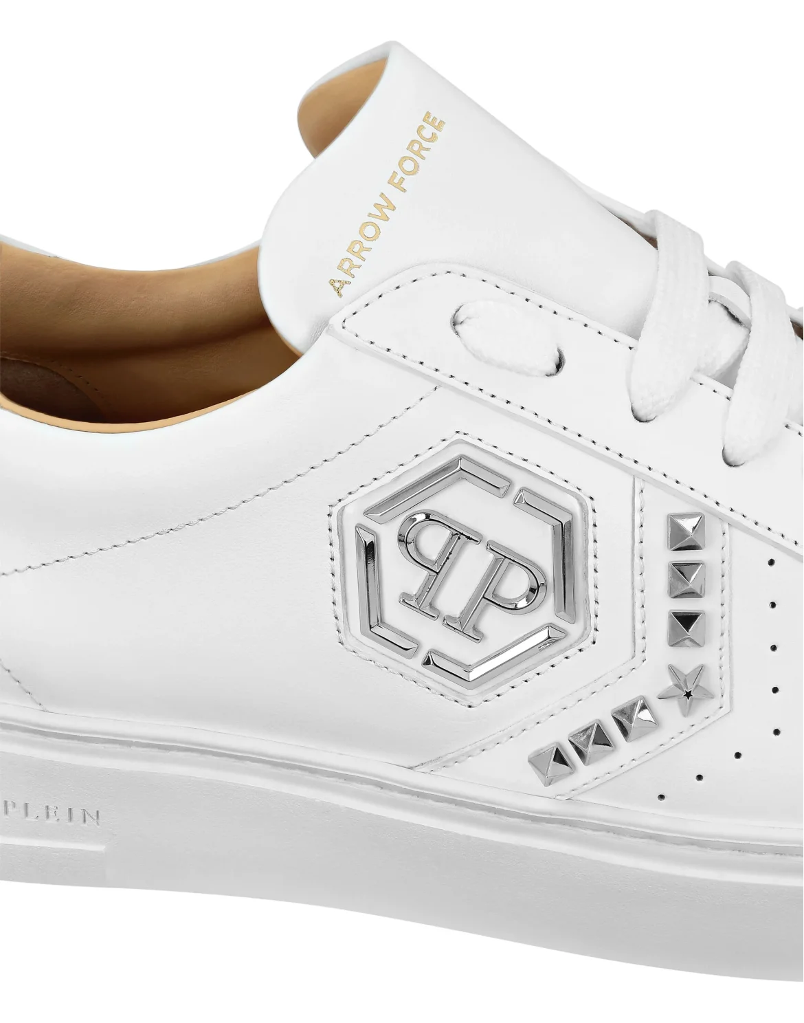 Lo-Top Leather Arrow Force Sneakers, цвет: Белый