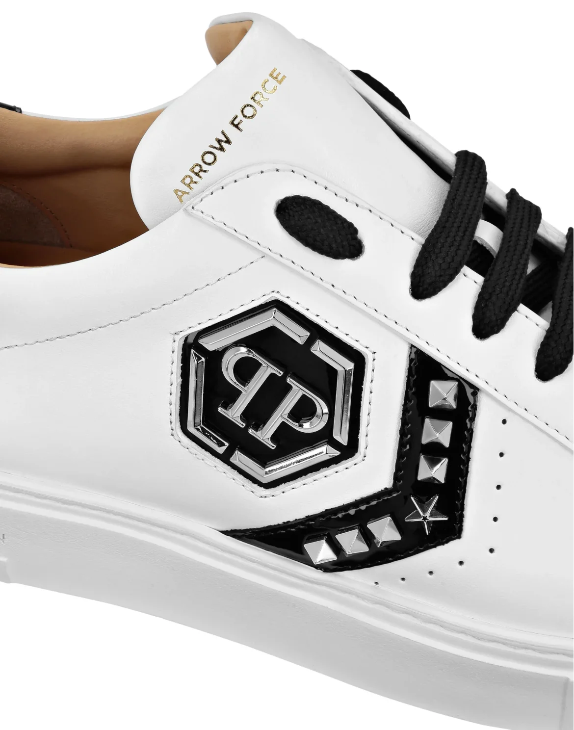 Lo-Top Leather Arrow Force Sneakers, цвет: Белый