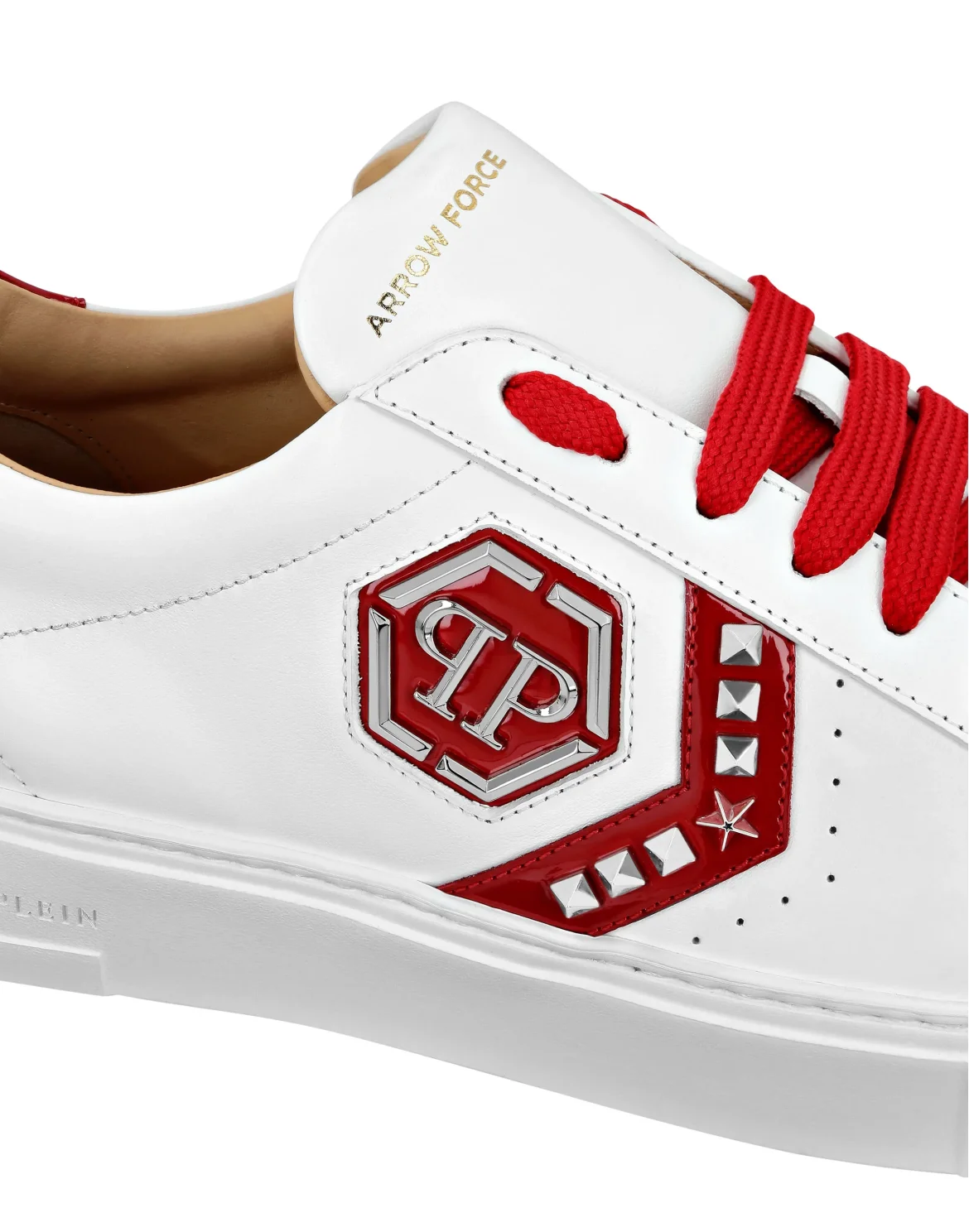 Lo-Top Leather Arrow Force Sneakers, цвет: Белый