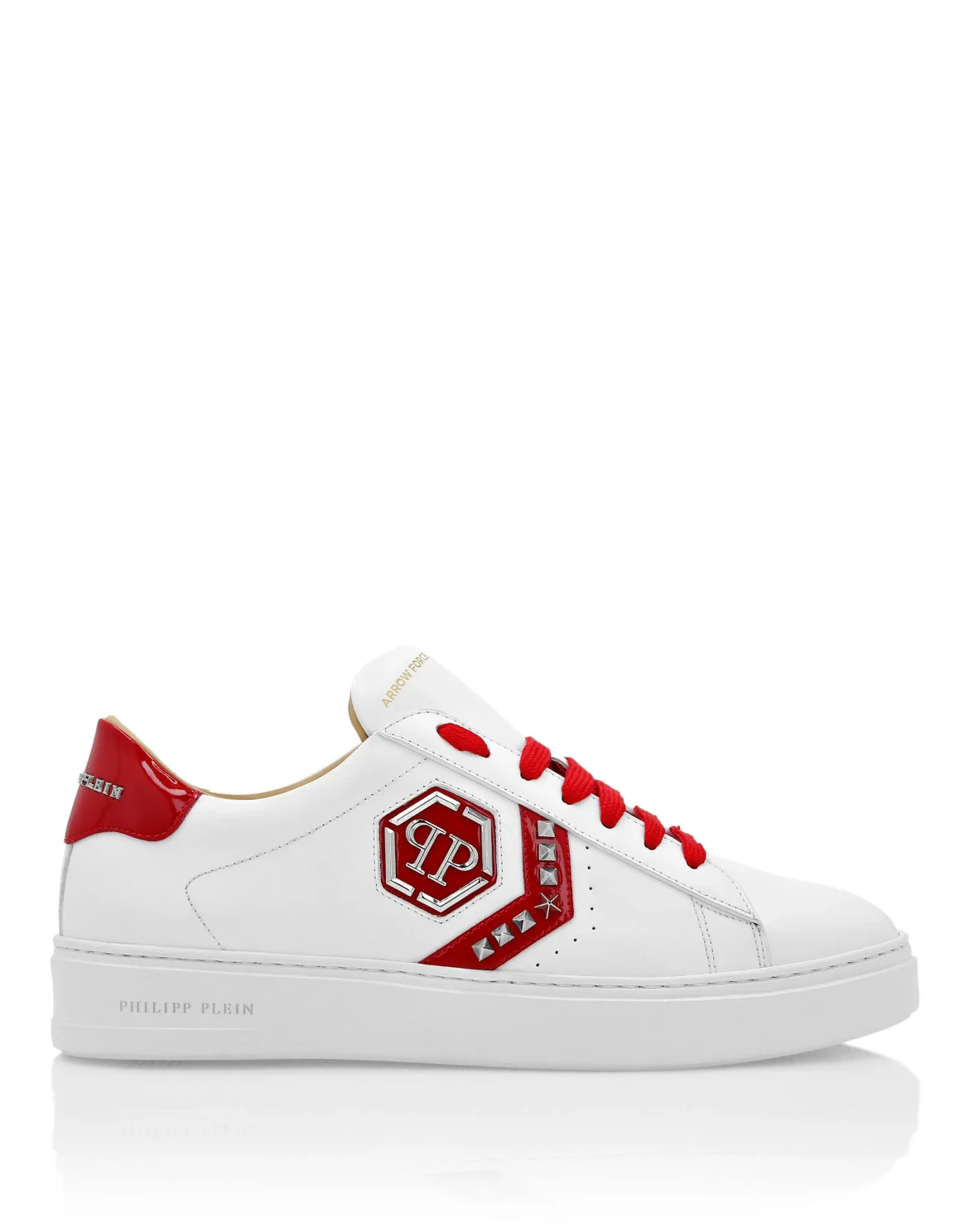 Lo-Top Leather Arrow Force Sneakers, цвет: Белый