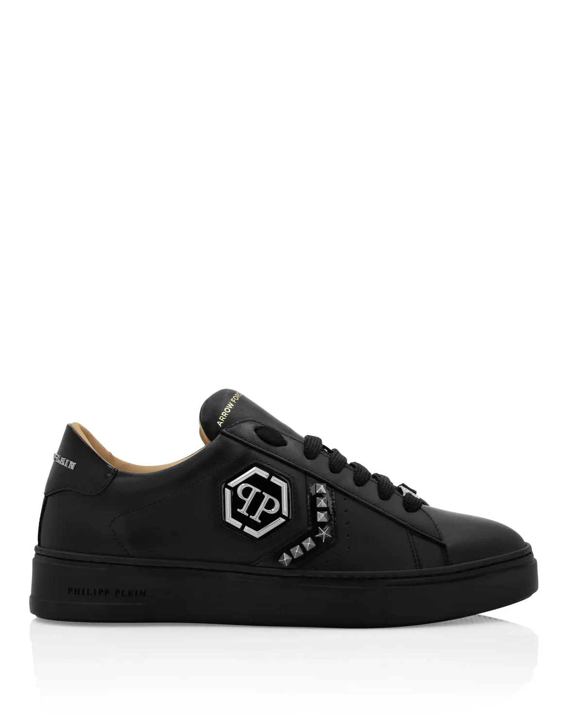 Lo-Top Leather Arrow Force Sneakers, цвет: Черный
