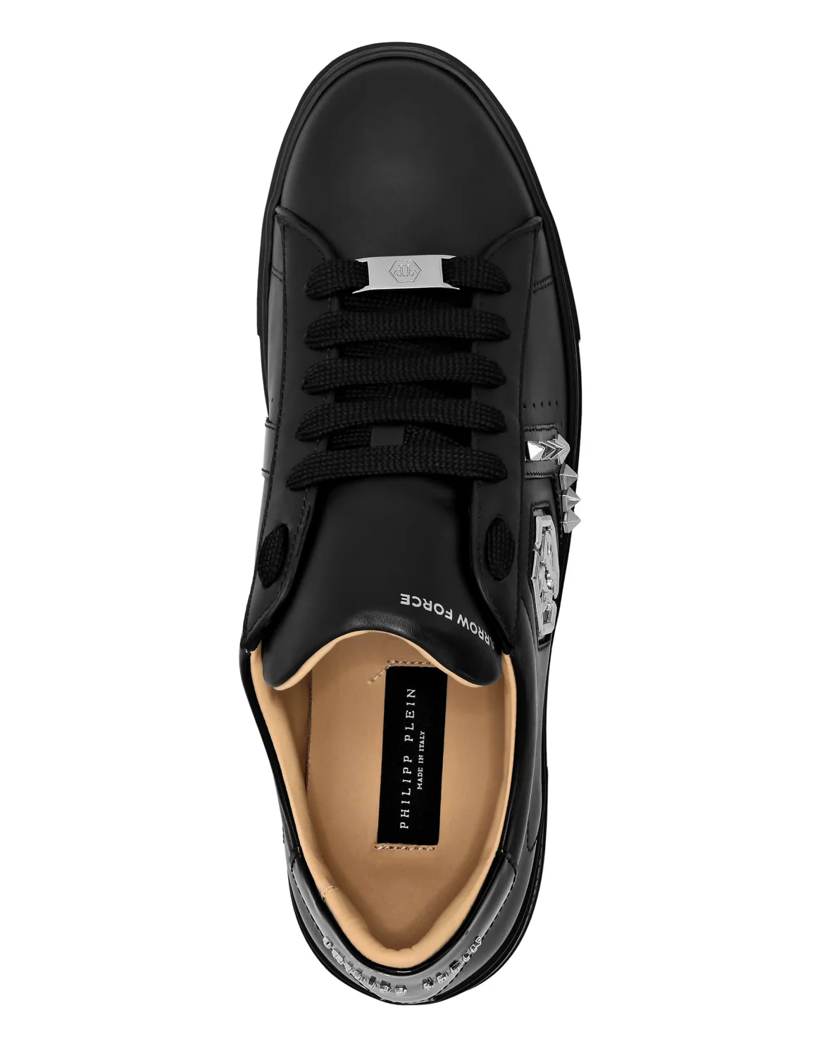 Lo-Top Leather Arrow Force Sneakers, цвет: Черный