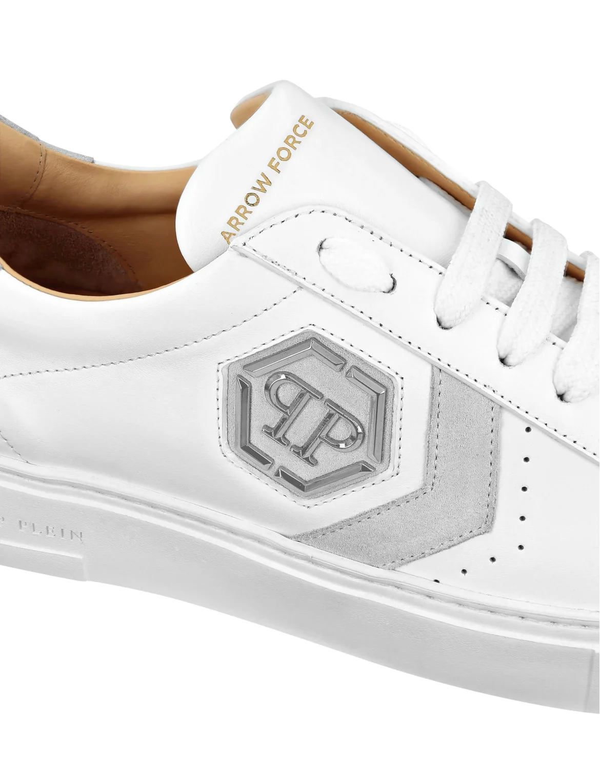 Lo-Top Leather Arrow Force Sneakers, цвет: Белый