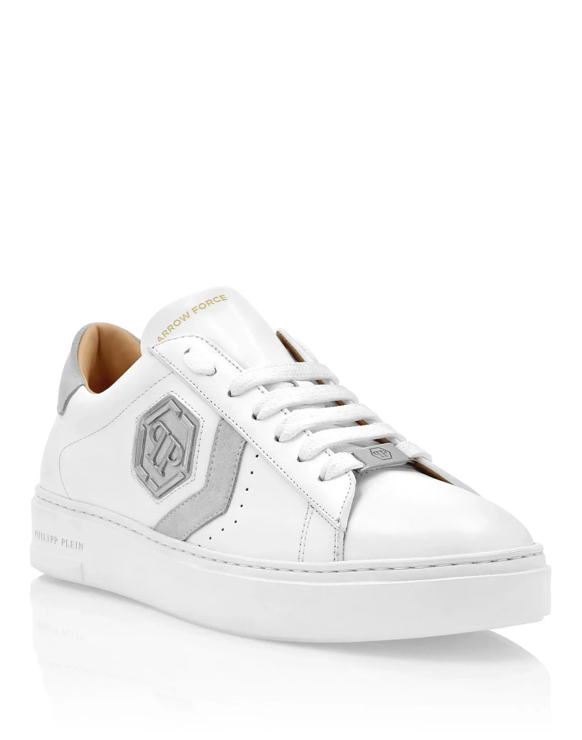 Lo-Top Leather Arrow Force Sneakers, цвет: Белый