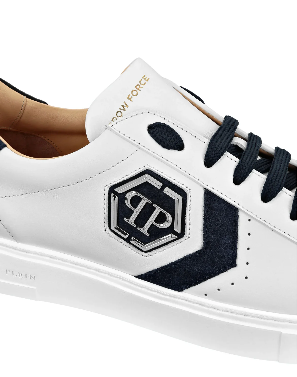 Lo-Top Leather Arrow Force Sneakers, цвет: Белый