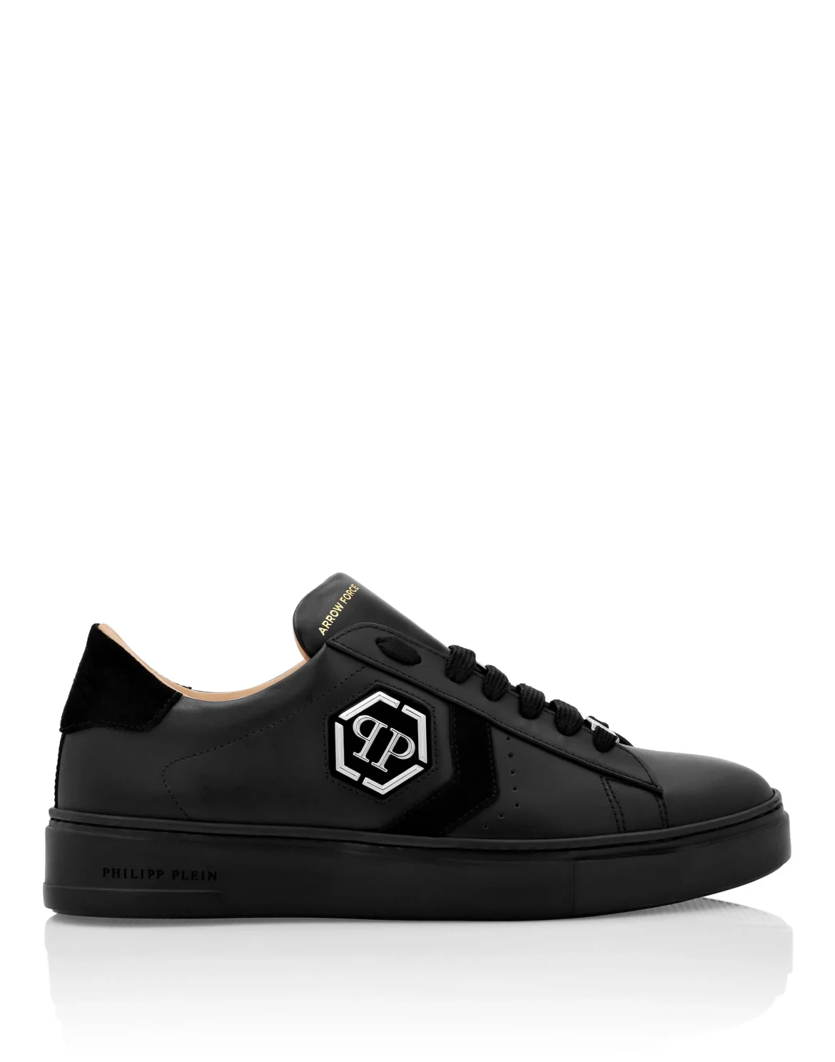 Lo-Top Leather Arrow Force Sneakers, цвет: Черный