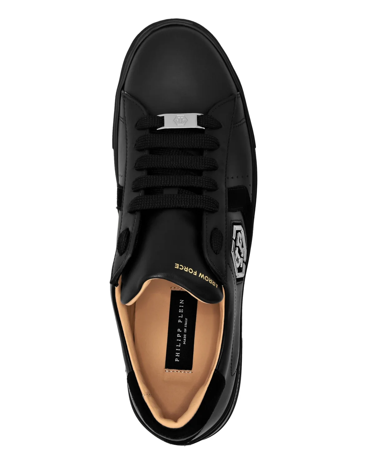 Lo-Top Leather Arrow Force Sneakers, цвет: Черный
