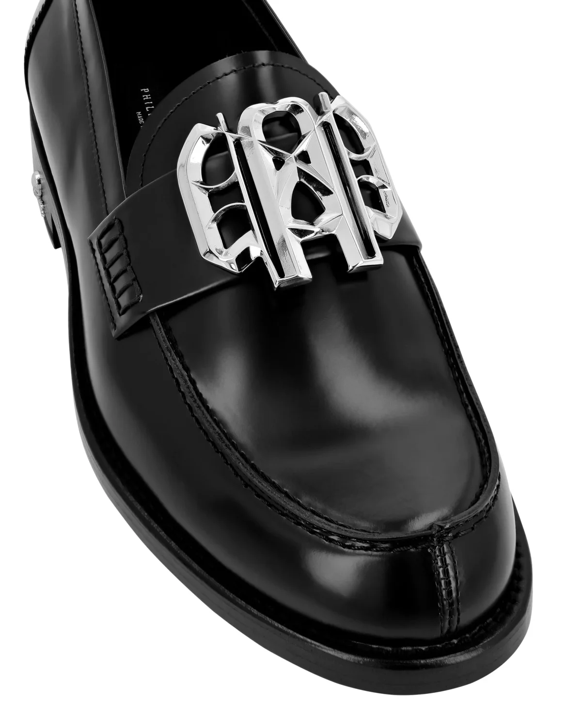 Calf Skin Leather Moccasin, цвет: Черный