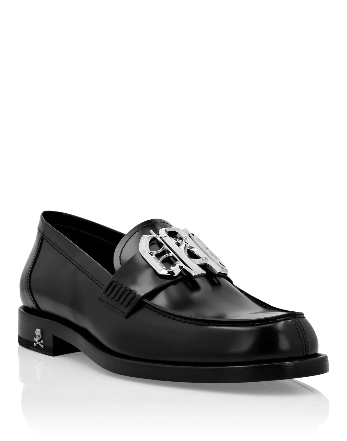 Calf Skin Leather Moccasin, цвет: Черный