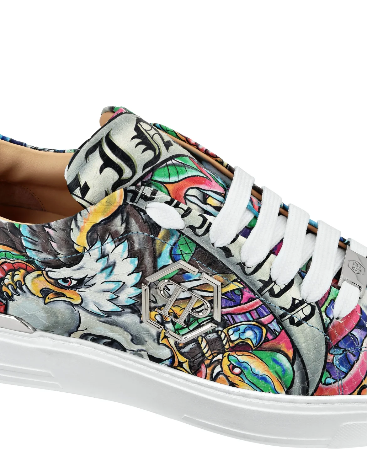 Python Lo-Top Sneakers Tattoo, цвет: Мультиколор