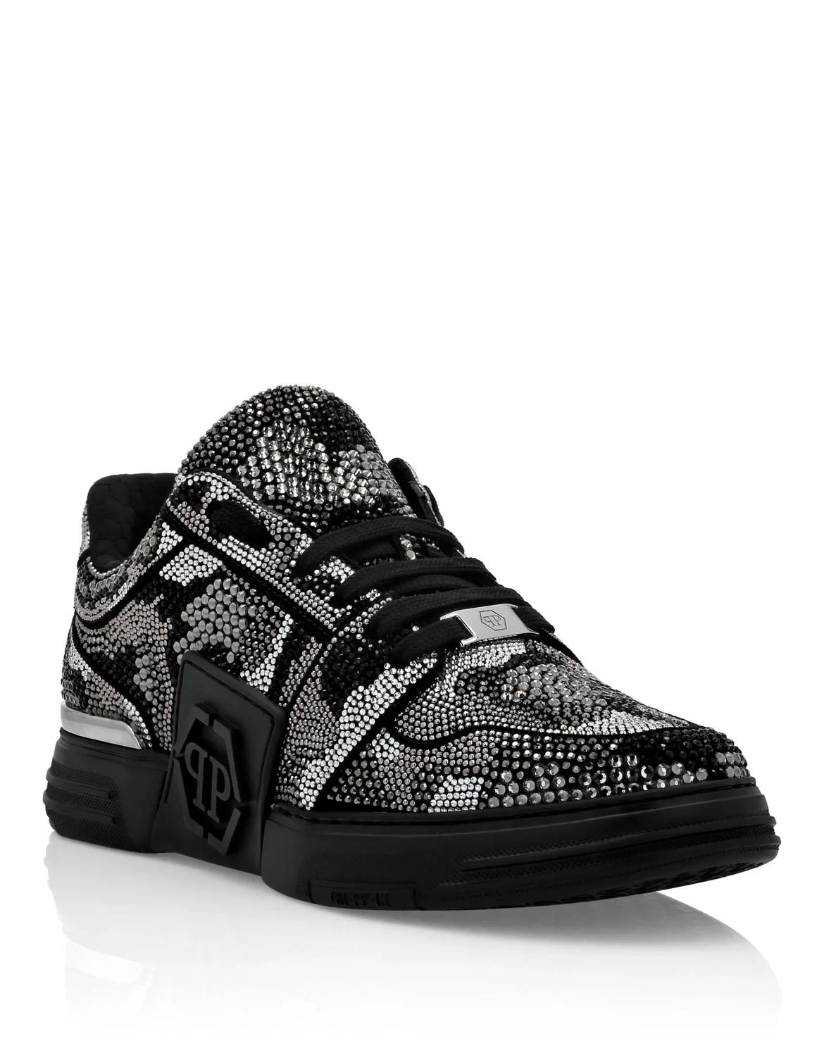 Crystal Royal Street Suede Lo-Top Sneakers Camouflage, цвет: Черный
