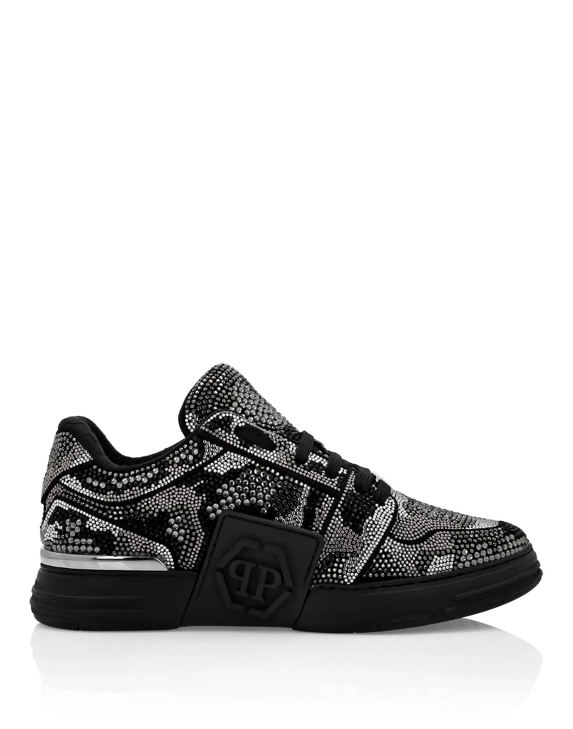 Crystal Royal Street Suede Lo-Top Sneakers Camouflage, цвет: Черный