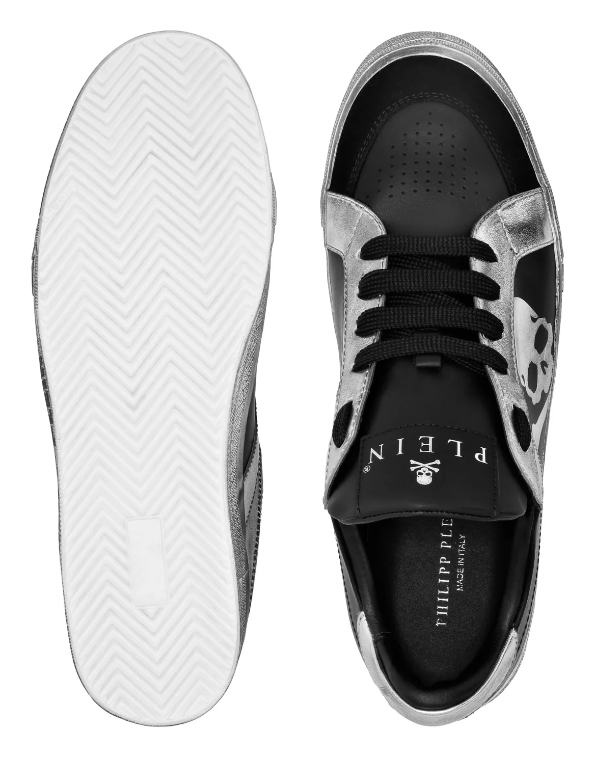 Lo-Top Leather Sneakers Retrokickz TM, цвет: Черный