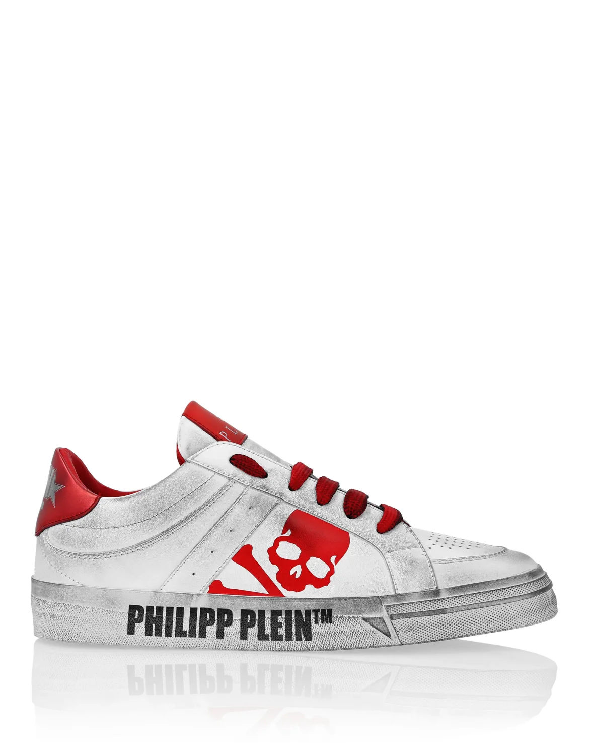 Leather Lo-Top Sneakers Retrokickz TM, цвет: Белый