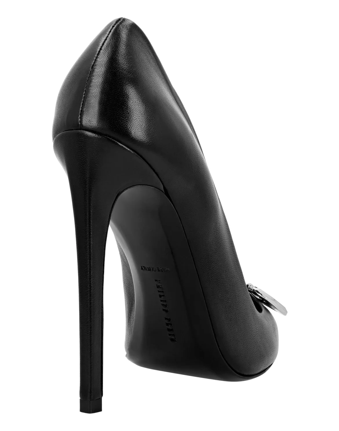 Nappa Leather High Heels Gothic Plein, цвет: Черный