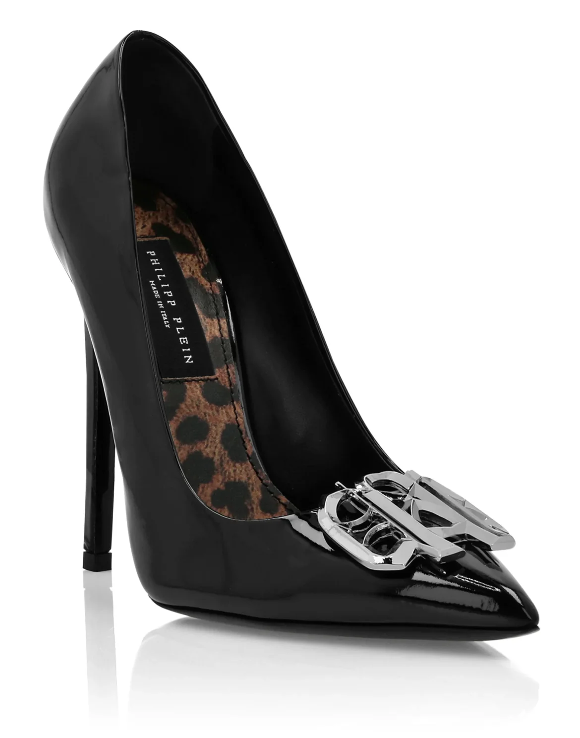 Patent Leather High Heels Gothic Plein, цвет: Черный