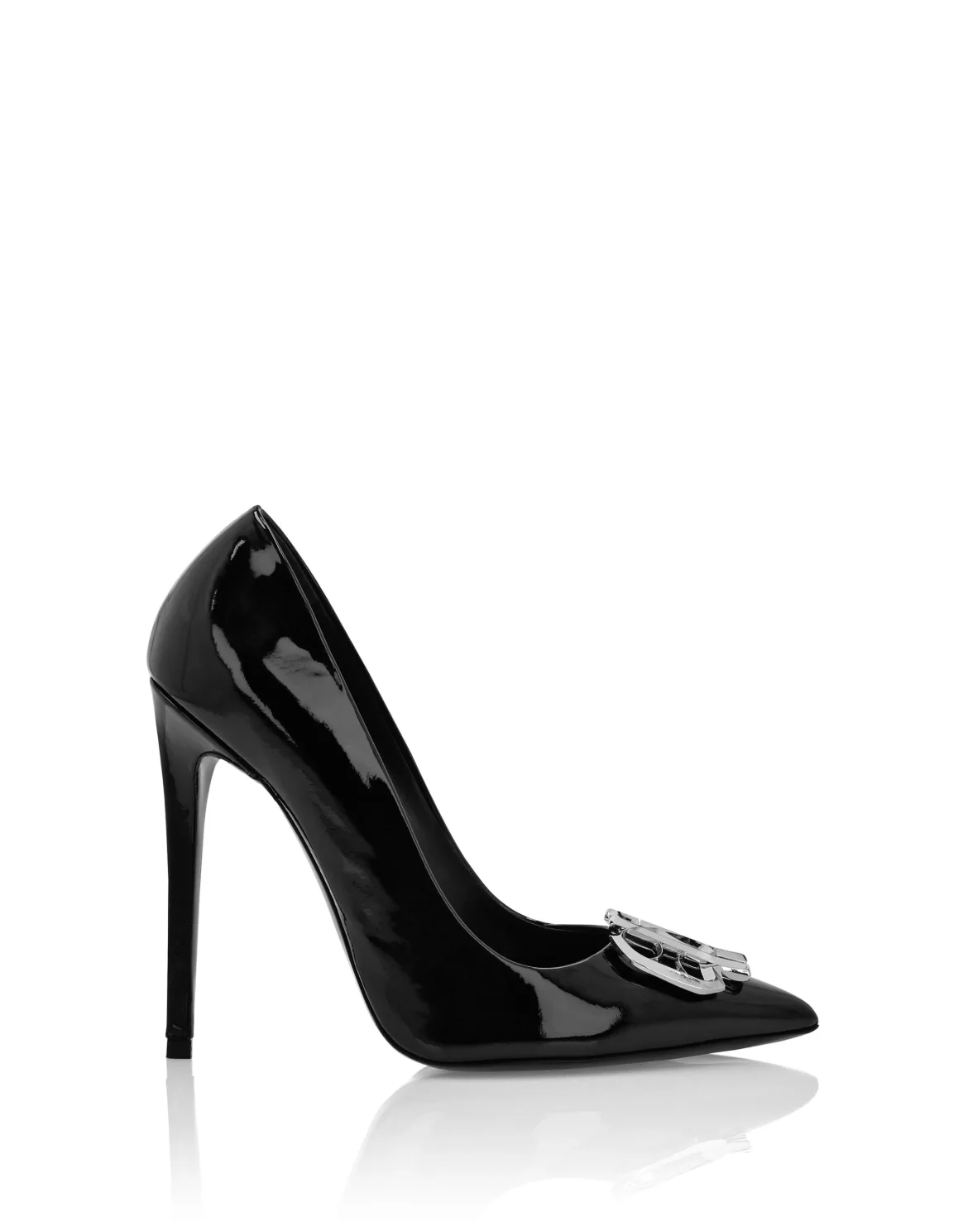 Patent Leather High Heels Gothic Plein, цвет: Черный