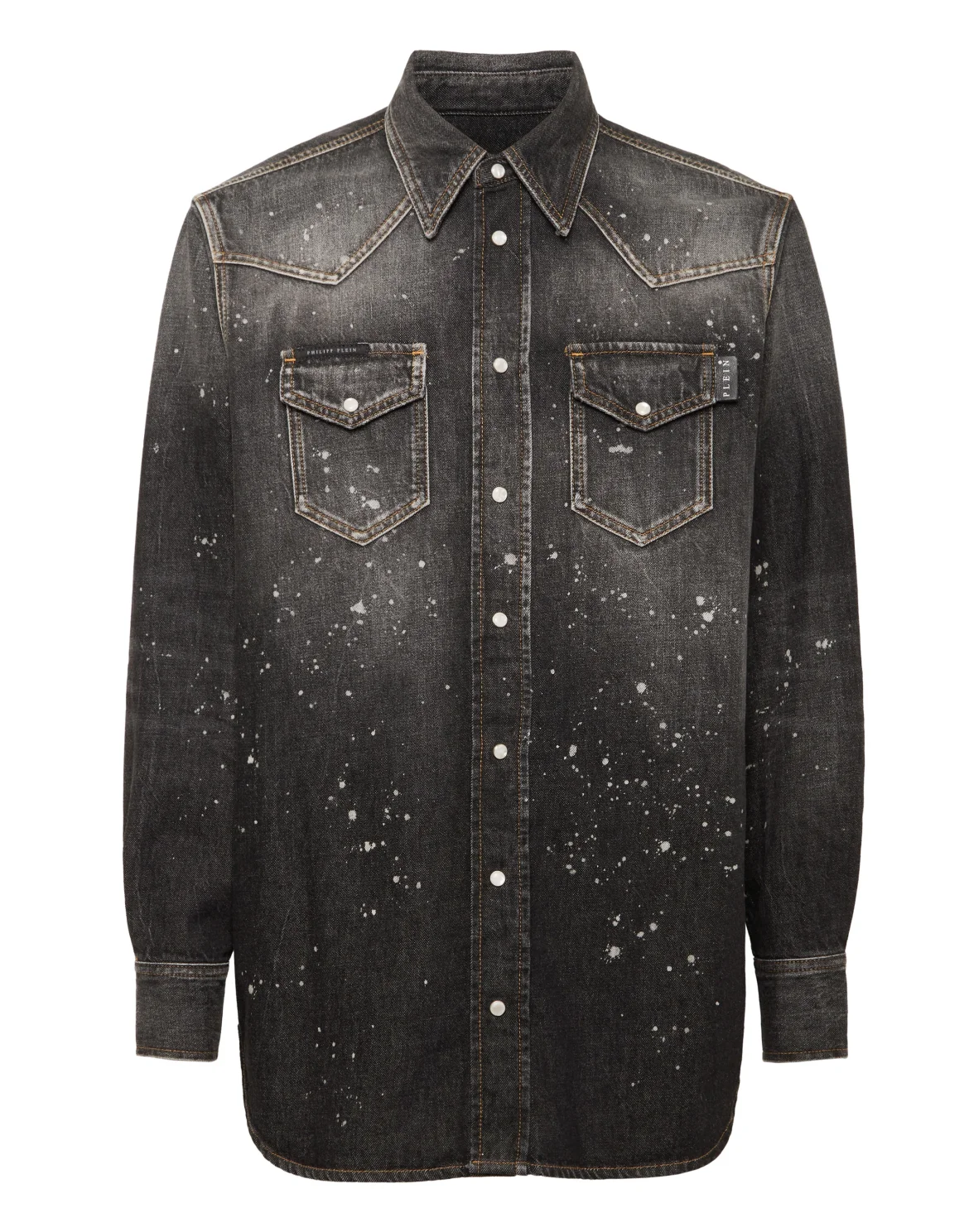Oversize Denim Shirt, цвет: Серый