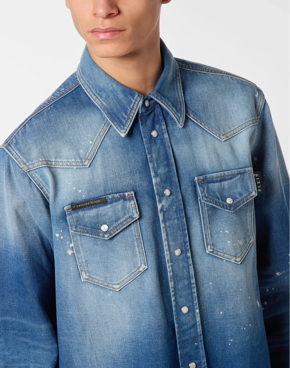 Oversize Denim Shirt, цвет: Голубой
